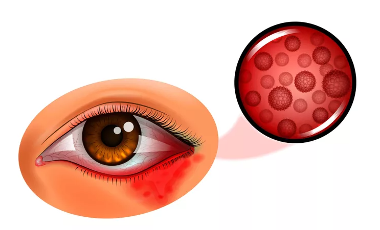 Причины попадания инфекции в глаза