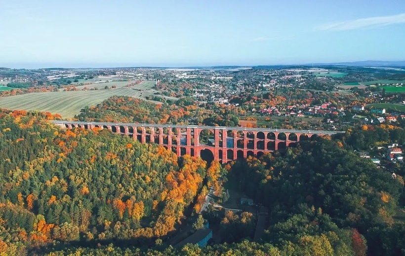 Как строили самый большой в мире кирпичный мост