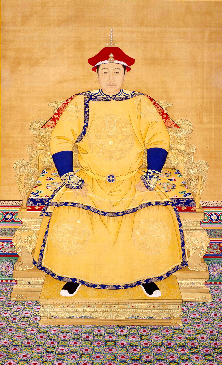 Флаг 1-й. Император Китая из династии Цин – Шуньчжи 