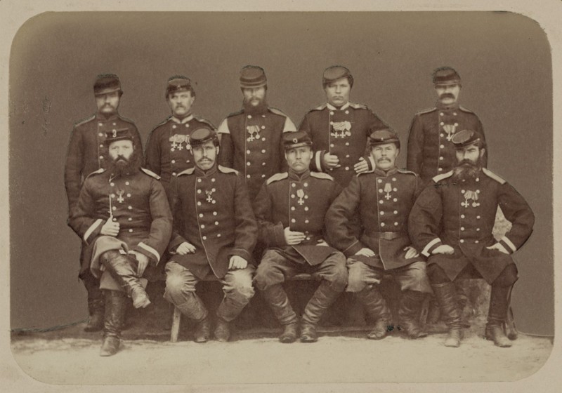 Георгиевские кавалеры, 1865 год, Ташкент, Российская империя история, люди, фотографии