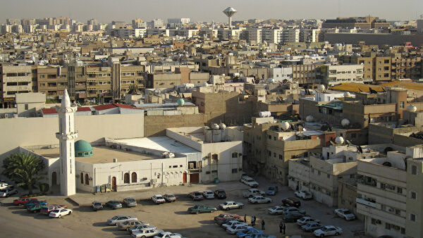 Вид города Эр-Рияд - столицы Саудовской Аравии