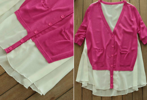 Суперидея для барышень с фантазией: пара надрезов на старом свитере — неповторимый наряд готов! Не раз видела такое в магазине… Суперидея для барышень с фантазией: пара надрезов на старом свитере — неповторимый наряд готов! Не раз видела такое в магазине… женские хобби