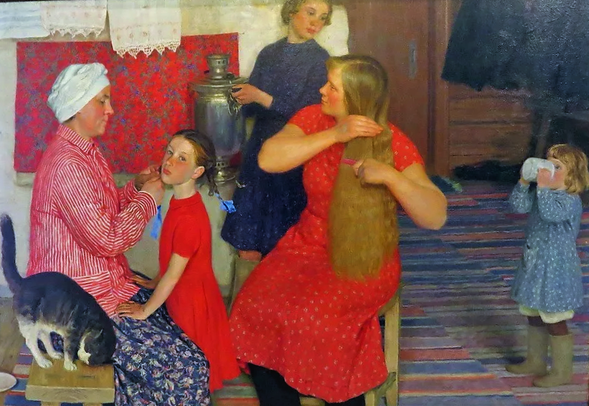 «В субботу»,1965, холст, масло