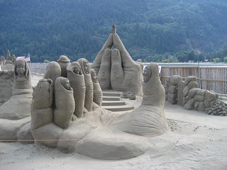 Фотография: Замки из песка, которые поразят ваше воображение №8 - BigPicture.ru