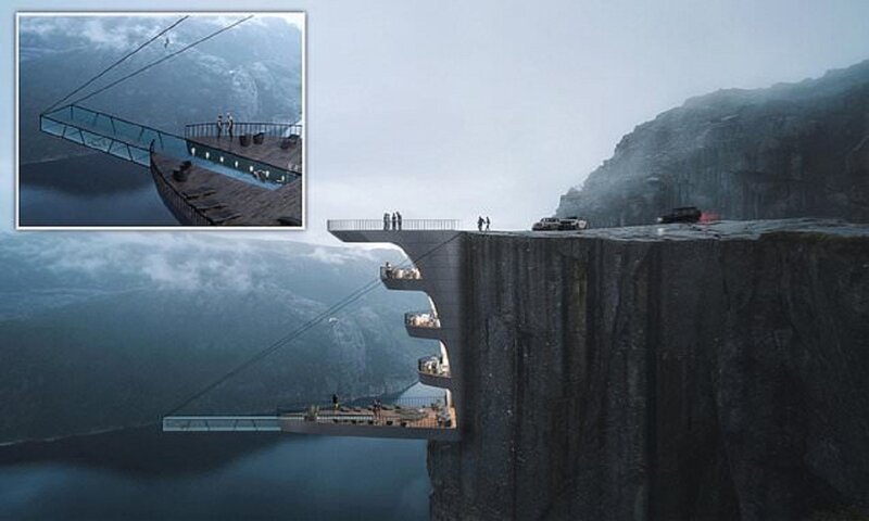 Туристов приглашают в отель над пропастью