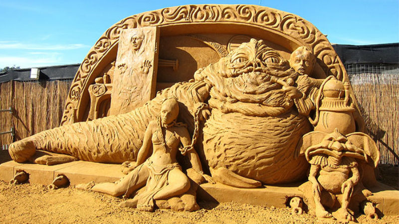 Скульптуры из песка, которые поразят