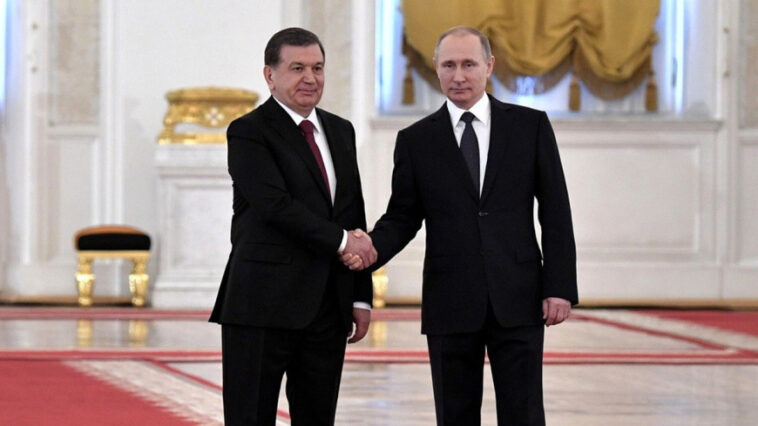 Мирзиеев поздравил Путина с 30-летием дипломатических отношений России и Узбекистана