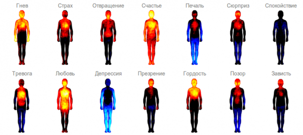 Телесная карта эмоций