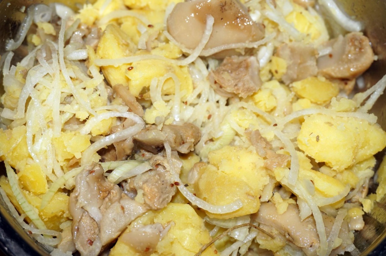 картошка с грибами рецепты с фото