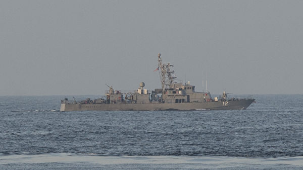 Американский военный корабль USS Thunderbolt в Персидском заливе