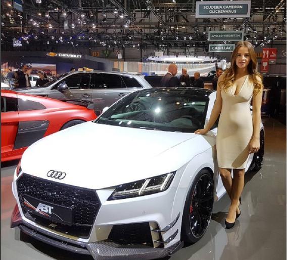 новая модель Audi — Q8 на автосалоне в Женеве 