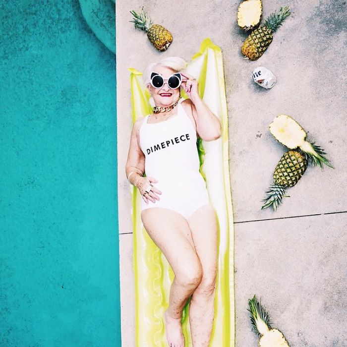 88-летняя бабушка модель 