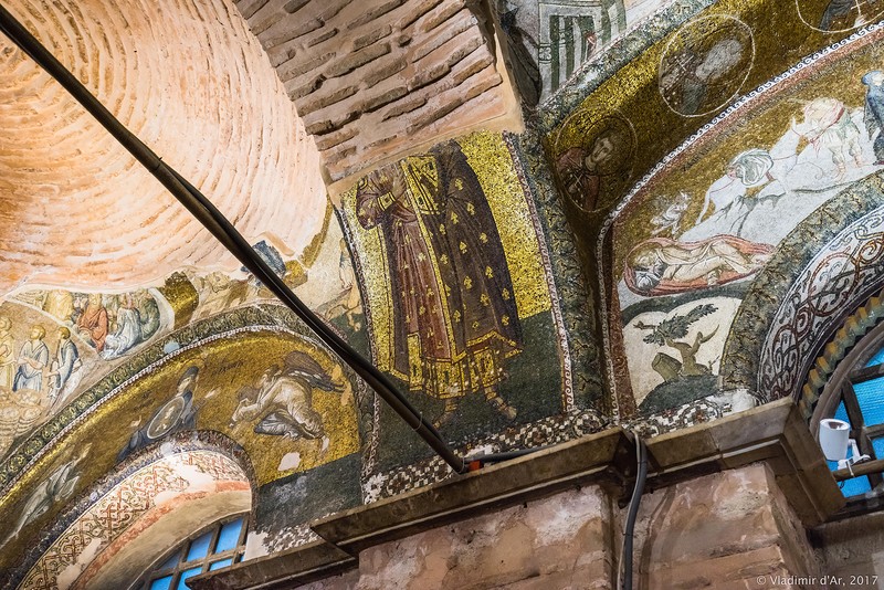 Мозаики и фрески монастыря Хора. Церковь Христа Спасителя в Полях.