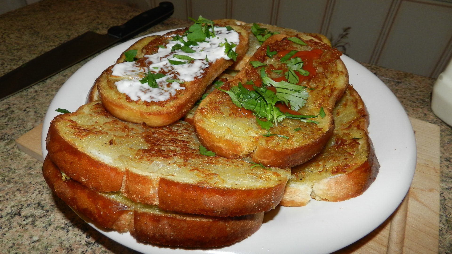 бутерброды с картошкой