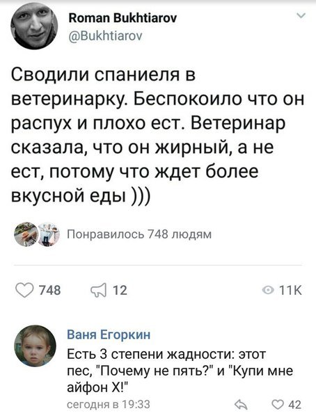 Убойная подборочка сатирических комментариев из сети о народных юмористов 