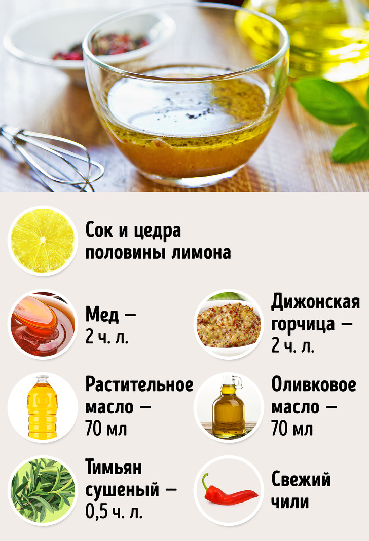 Мы нашли 12 безумно вкусных заправок для блюд, которые готовятся за пару минут