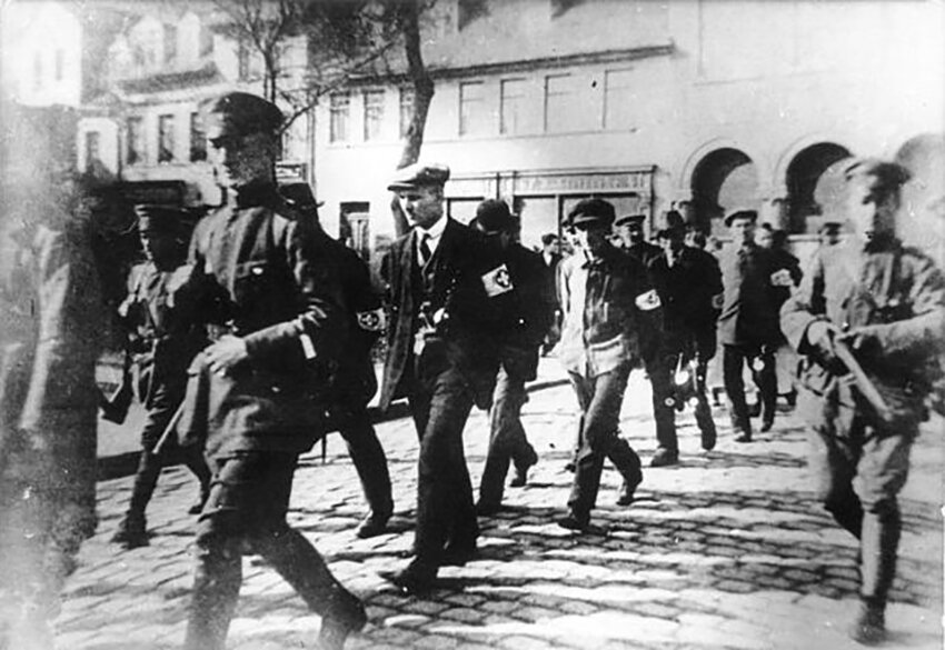 Арестованные участники выступлений в Германии. 1921 год 