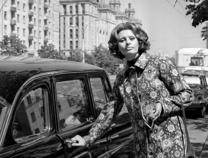 Софи Лорен в Москве, 1969 год