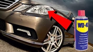 Проверка лайфхака: полируем фары WD-40 и зубной пастой. Что из этого вышло