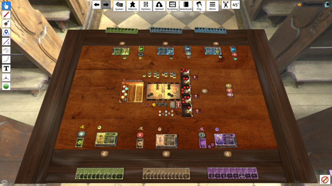 Tabletop simulator takeobject
