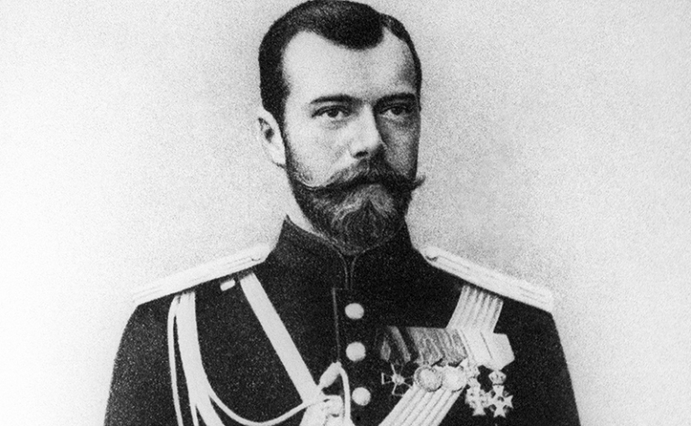 На фото: российский император Николай II 