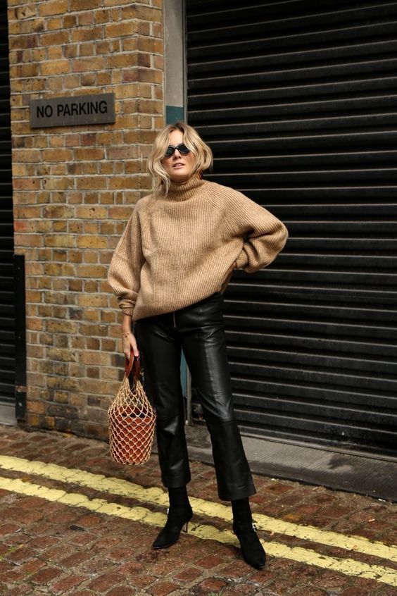 Что носить осенью 2019: кожа – главный тренд сезона мода,мода и красота,модные образы,модные тенденции,одежда и аксессуары