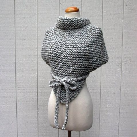 Простой и стильный аксессуар, который вяжется легко и просто. Может кто-то воспользуется идеей. handmake,вязание,одежда