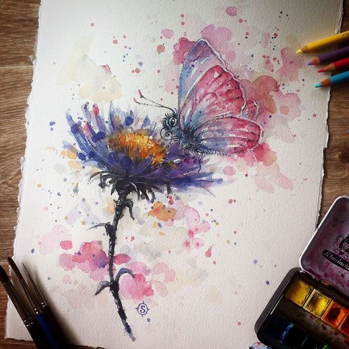 Colorful Watercolor Paintings