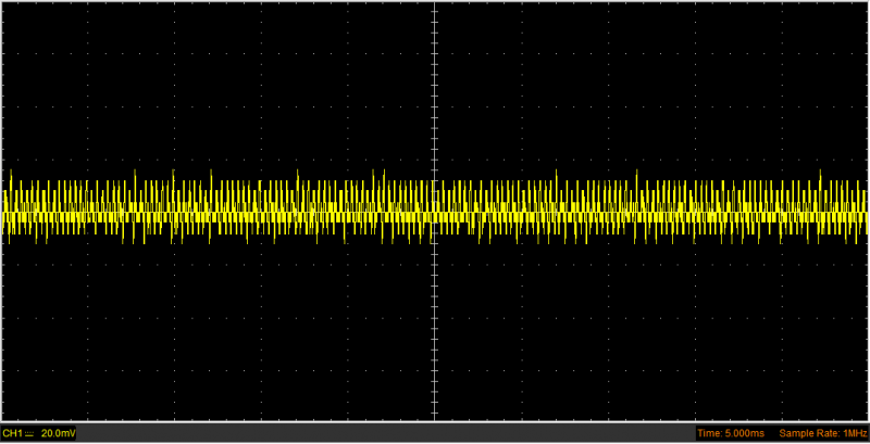Шина 5 В, низкочастотные пульсации