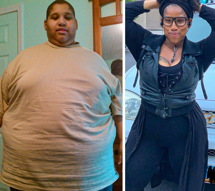 Взгляните на фотографии 20 человек, которые учинили расправу над своими лишними килограммами
