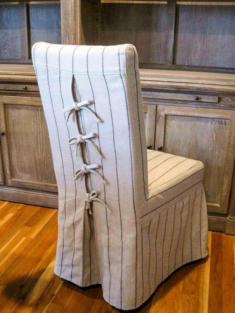 накидка на пластиковый стул со спинкой
