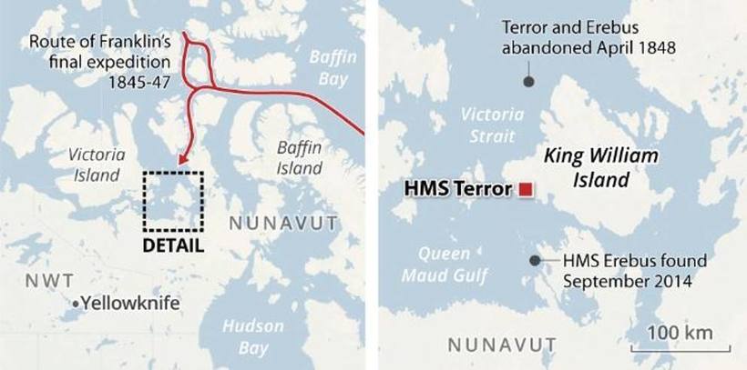 Пропавшая экспедиция Франклина: что случилось со 129 полярниками в канадской Арктике