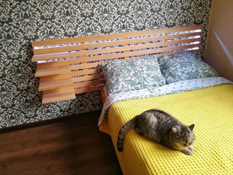 Стильное и практичное обновление кровати Стильное и практичное обновление кровати интерьер,кровать,своими руками,сделай сам