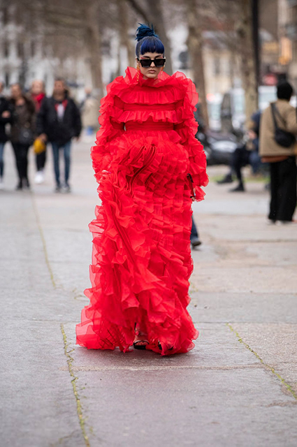 Неделя моды в Париже: street style Новости моды