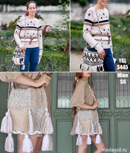 Интересные идеи по переделке вещей от модного блогера Интересные идеи по переделке вещей от модного блогера женские хобби