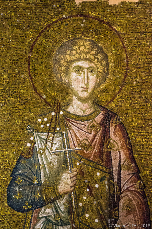 Мозаики и фрески монастыря Хора. Церковь Христа Спасителя в Полях.