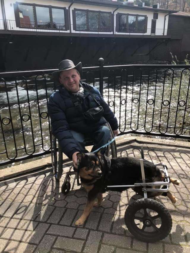 собака с хозяином