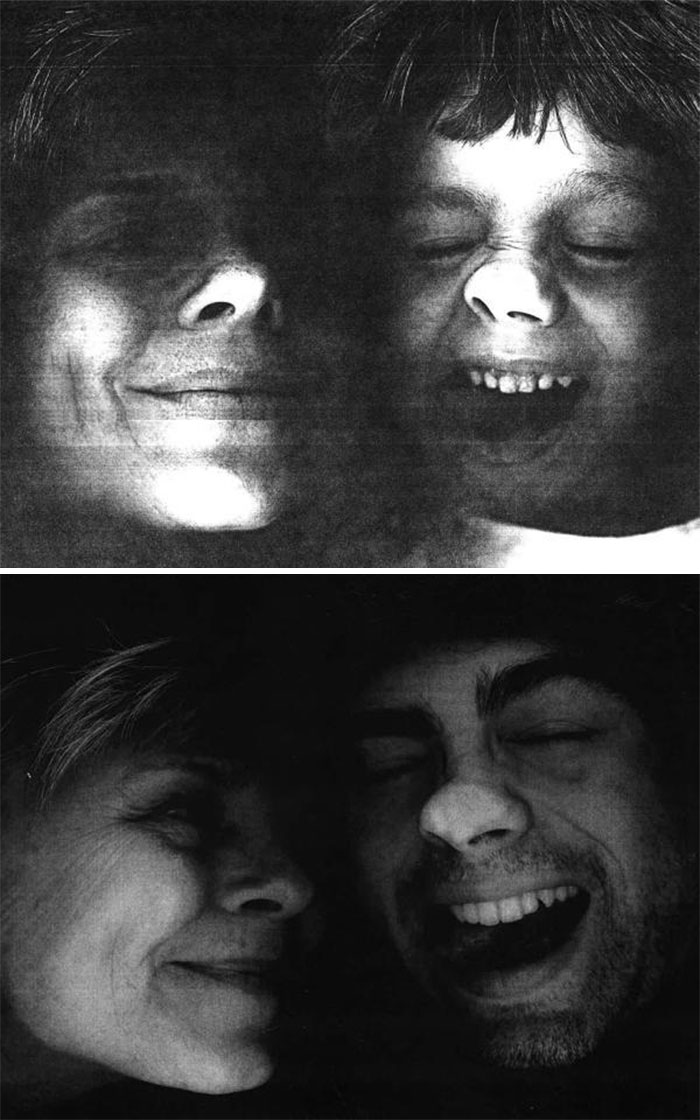 My Son And I Planted Our Faces On A Copier, Then And Now