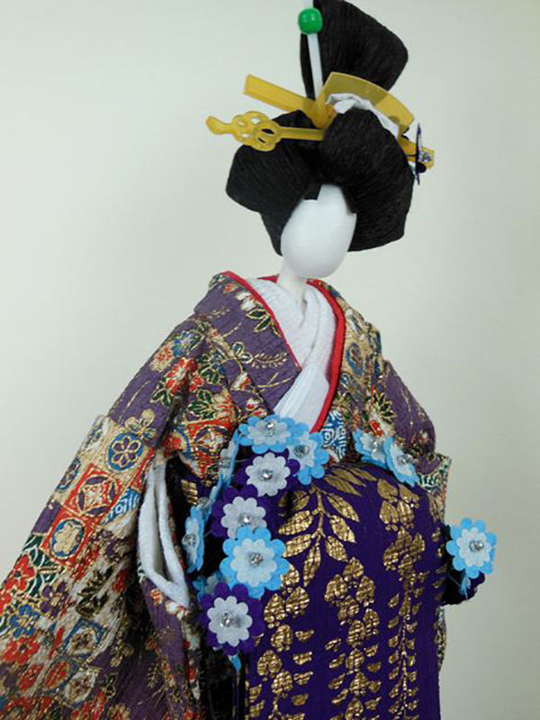 Бумажная скульптура: японские красавицы из васи история рукоделия,куклы