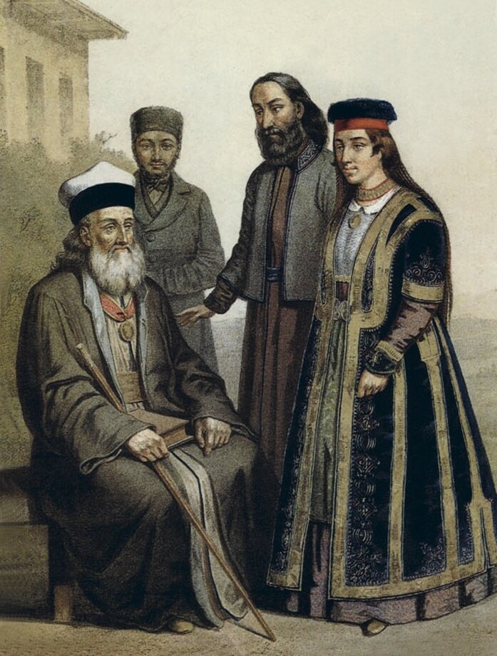 Крымские караимы, рисунок 19 века