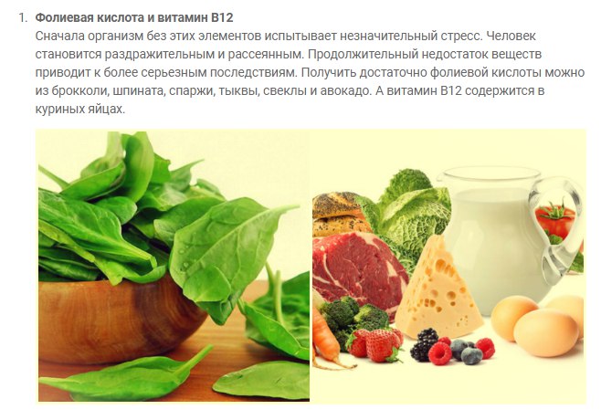 Продукты против мигрени