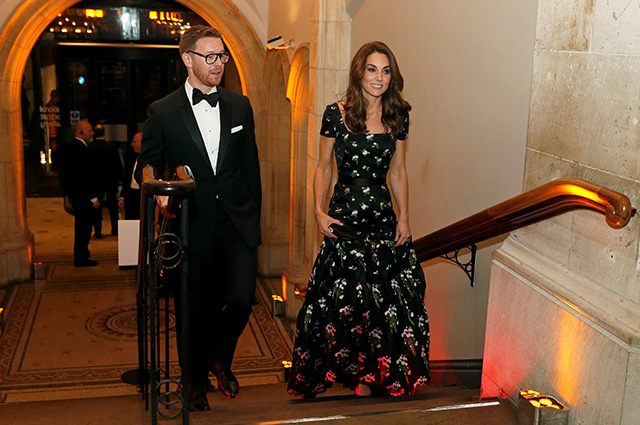 Кейт Миддлтон посетила гала-вечер в Национальной портретной галерее в Лондоне