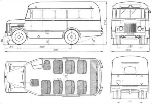 Советский автобус 