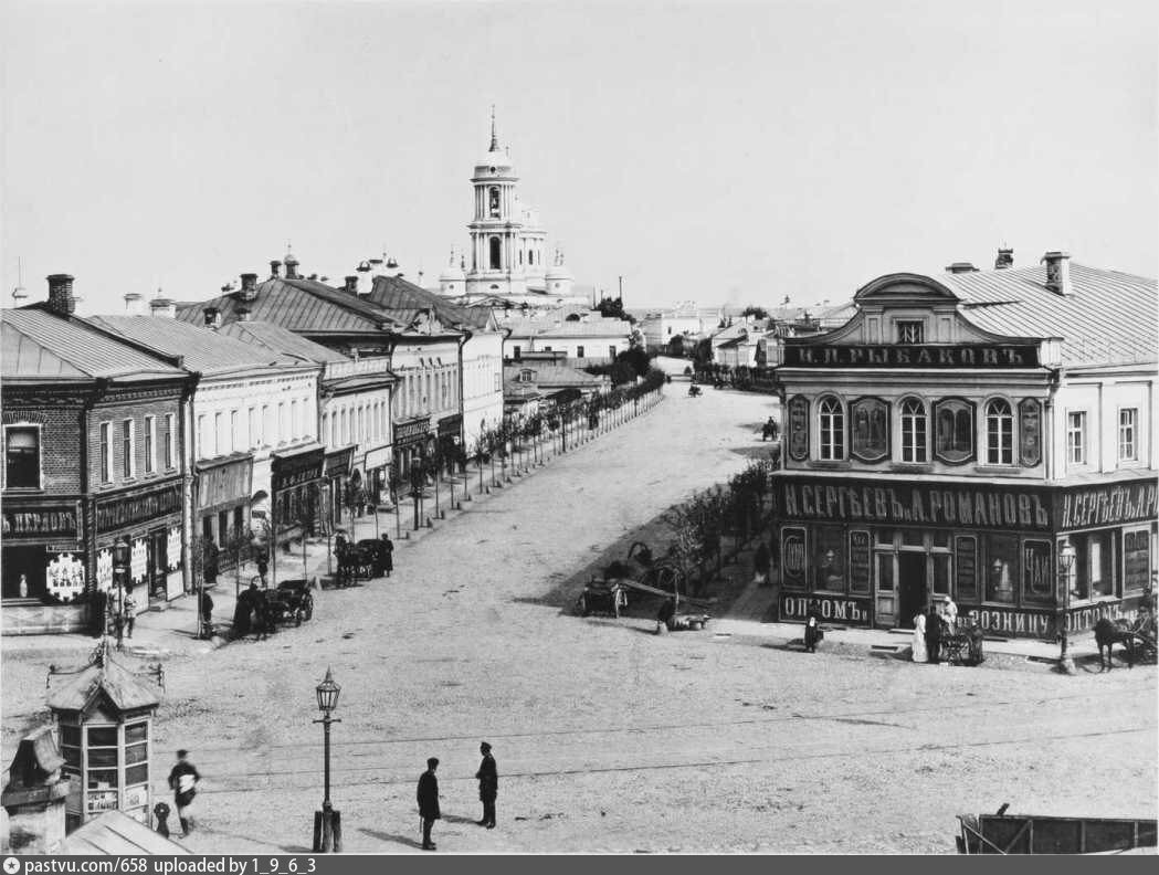 Часть Таганской площади в сторону улицы Солженицына, 1888.