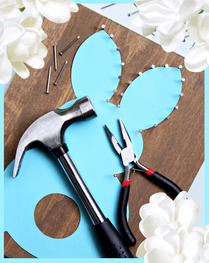 Картина из гвоздей и ниток своими руками декор