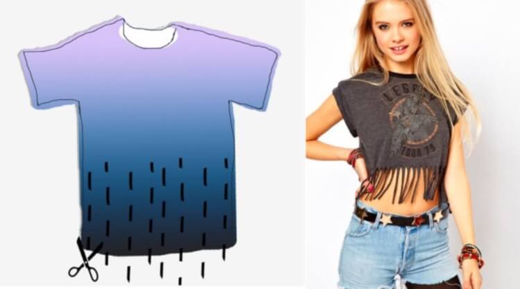 15 безумно крутых идей, как из обычной футболки сделать стильную вещь самоделкин