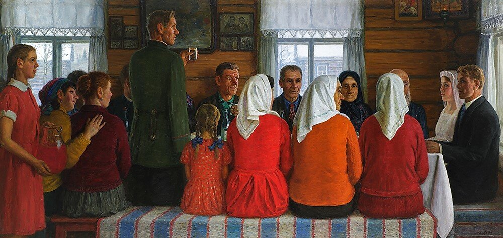 «Свадьба»,1967, холст, масло