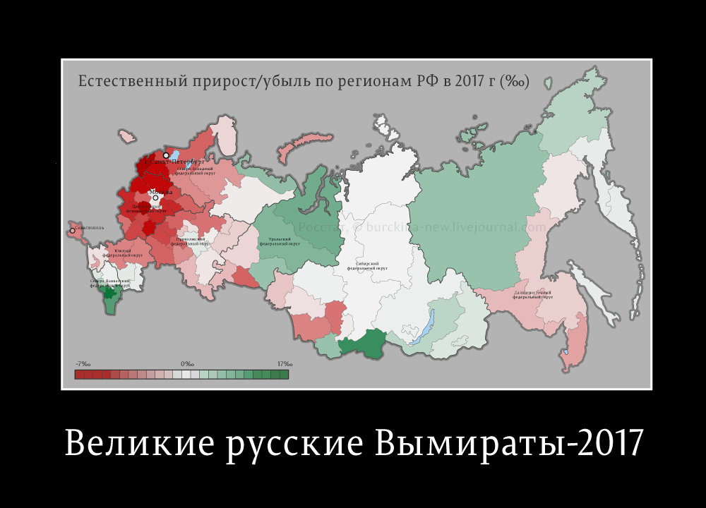 Велика Россия, но жить в ней скоро будет некому вымирание,демография,мнение,общество,россияне