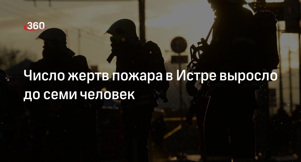 РИА «Новости»: при пожаре в СНТ в Подмосковье погибли 7 человек