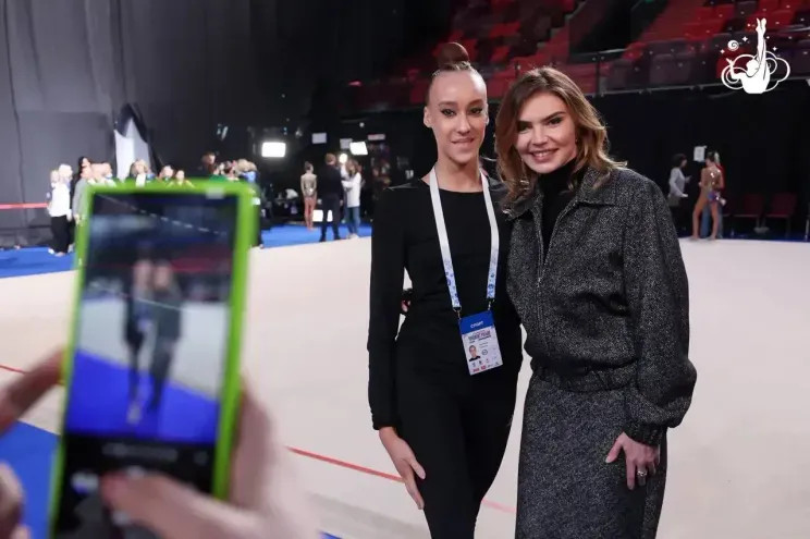 Алина Кабаева посетила чемпионат России по художественной гимнастике в Москве Алина Кабаева,г,Москва [1405113],город-курорт Сочи г,о,[95237466],г,Сочи [294728],Краснодарский край [294673],небесная грация,академия,россия по художественной гимнастике,город москва
